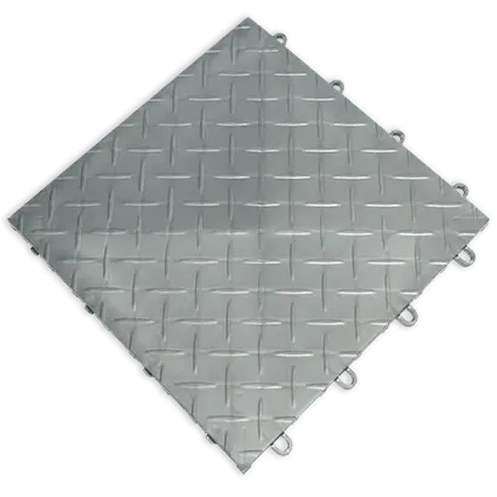 Interlocking Plastic Floor Tiles (Diamond and Coin Patterns)