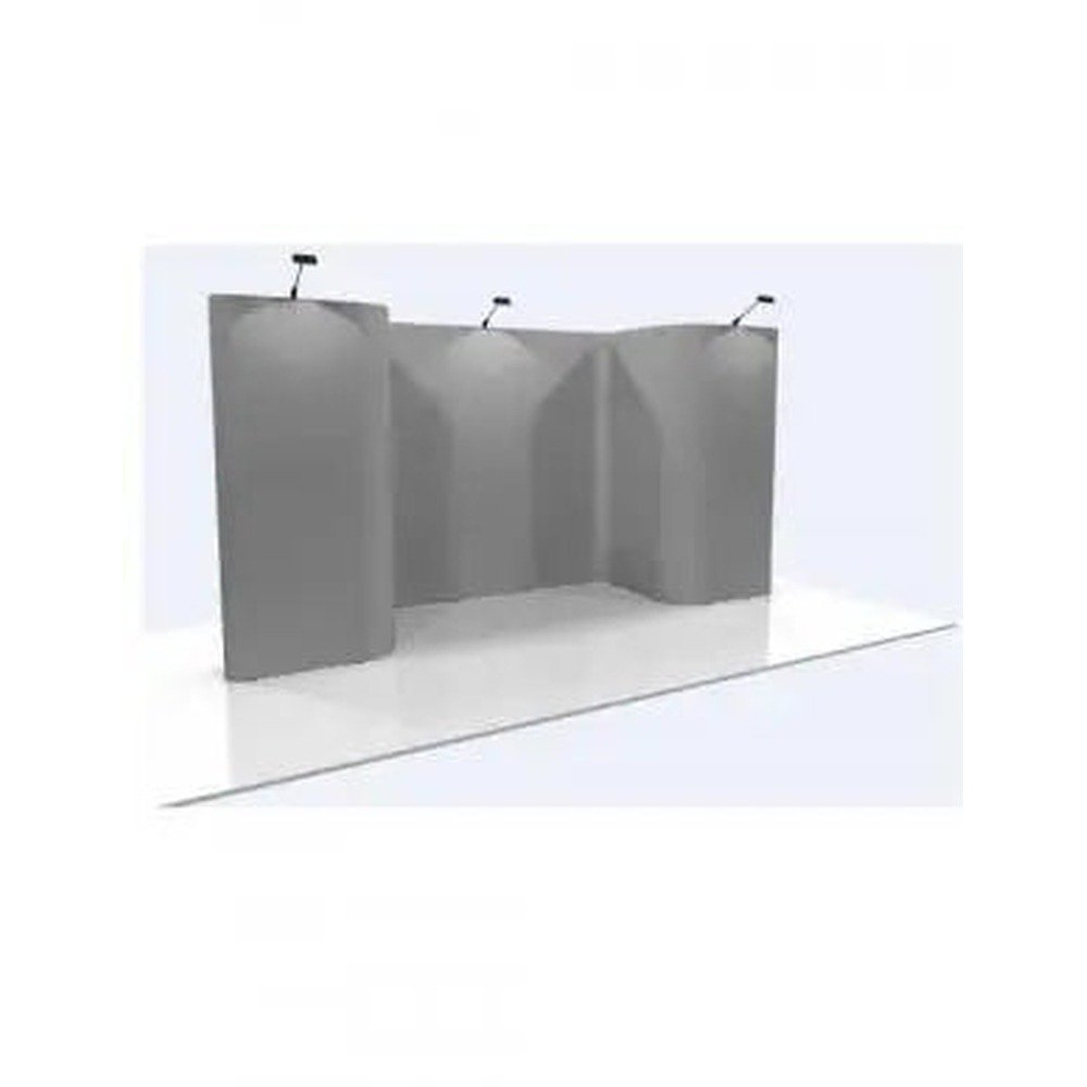 20ft Coyote Deluxe Horseshoe Pop Up Display Fabric Kit - Image 2