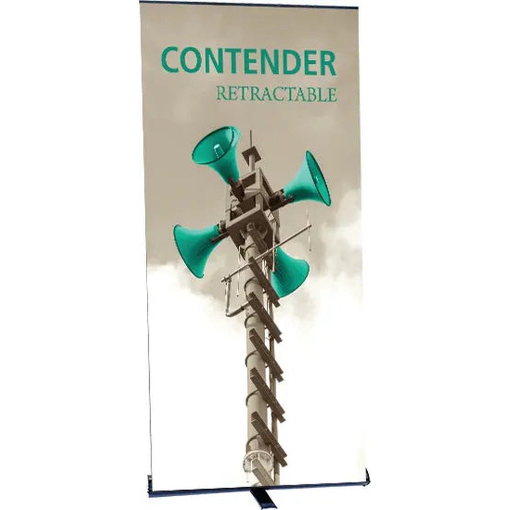 Contender 36in Wide Mega Retractable Banner Stand