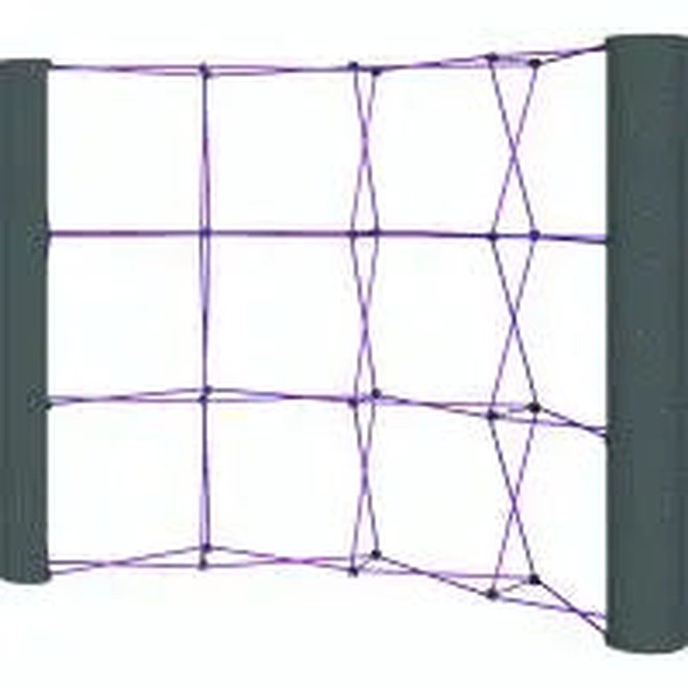 10ft Coyote Pop Up Display Front Mural Kit, Fabric End Caps - Image 8