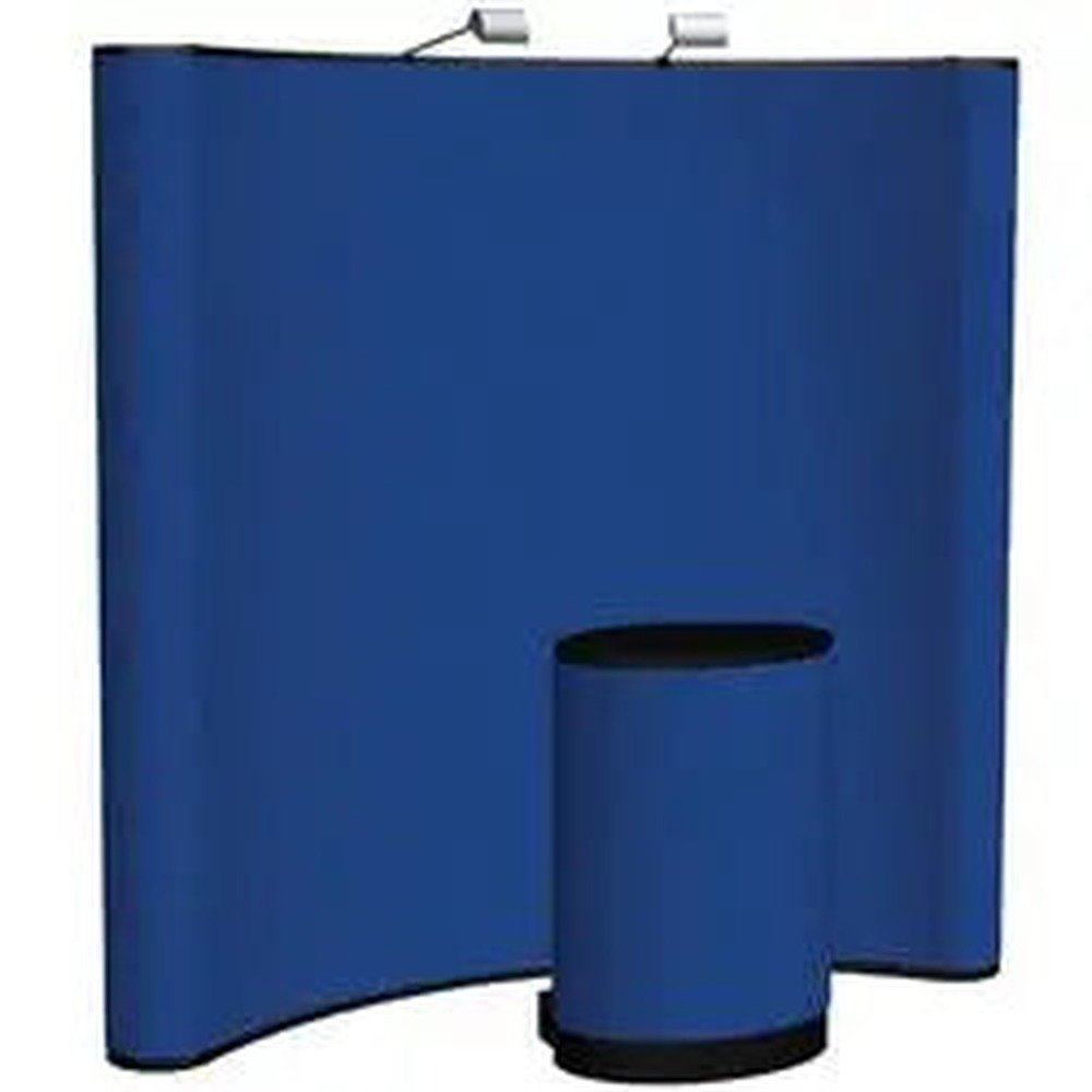 Orbus Coyote Pop-Up Fabric Display Kit 10ft and 8ft Wide x 8 High