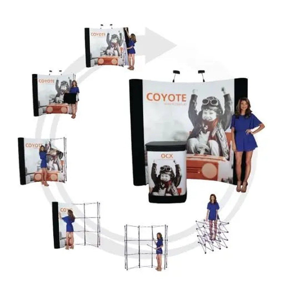 Coyote Mural Pop-Up Display Kits 10ft and 8ft Wide - Image 4