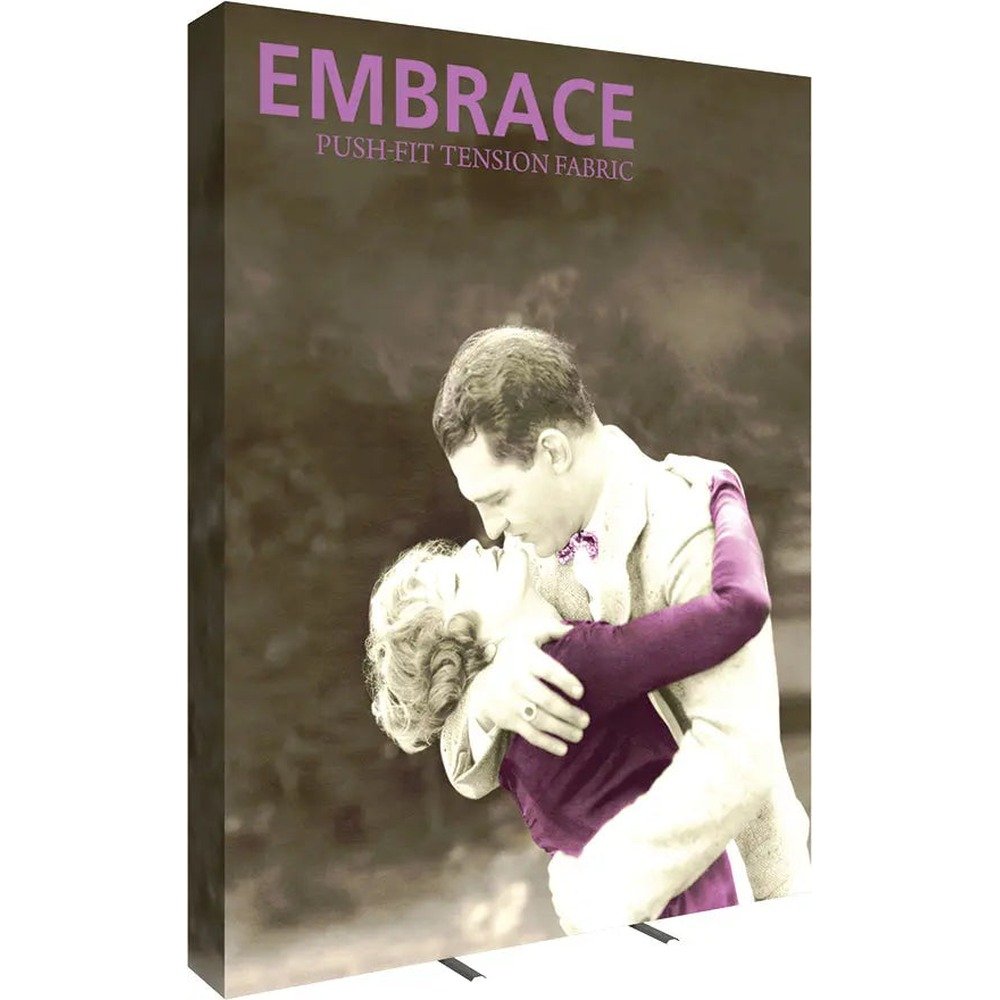 Embrace-8ft-extra-tall-push-fit-tension-fa09.jpg 3 x 4 Embrace Full Graphic Display with End Caps - Image 1
