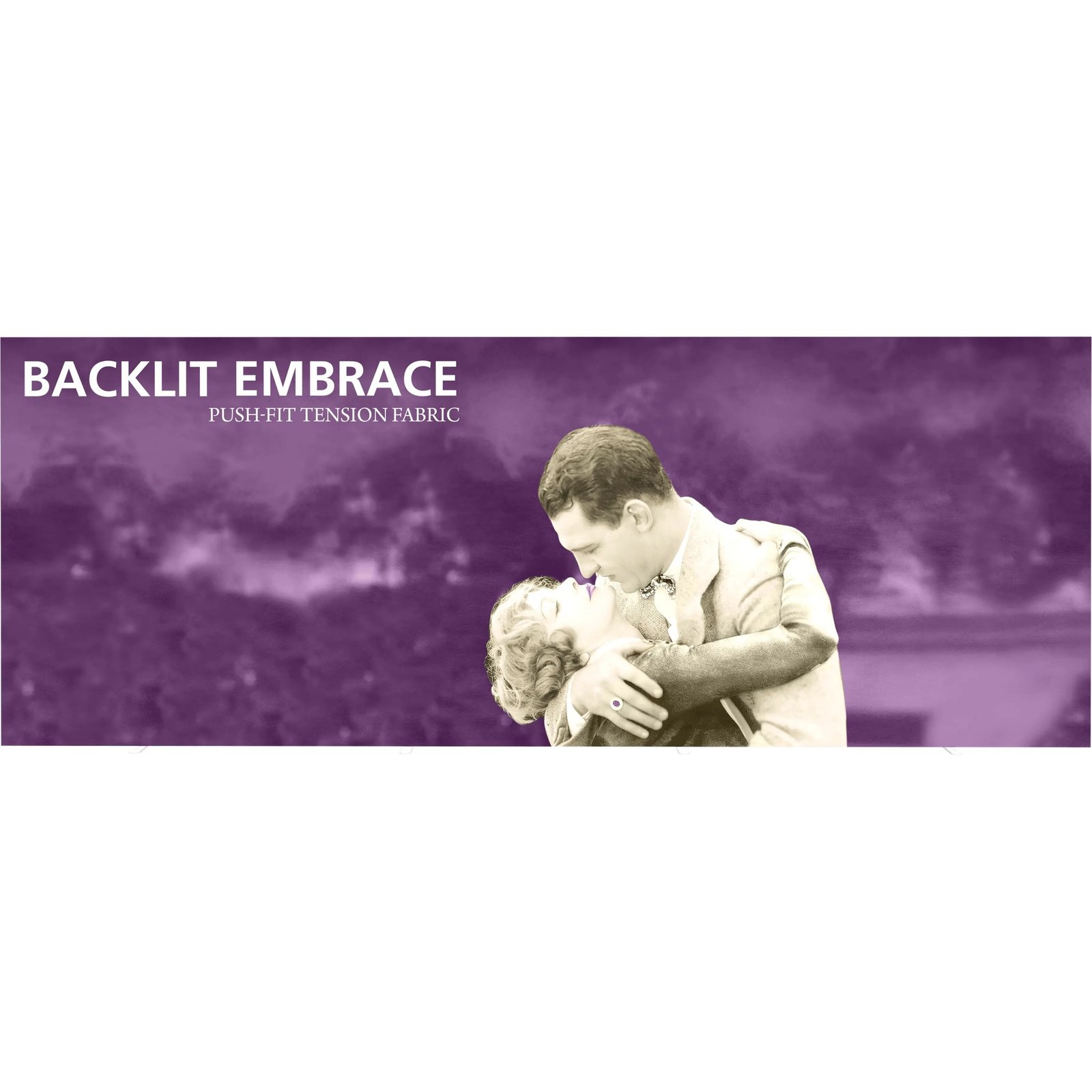 EMBRACE 20FT BACKLIT FULL HEIGHT PUSH-FIT TENSION FABRIC DISPLAY - Image 3