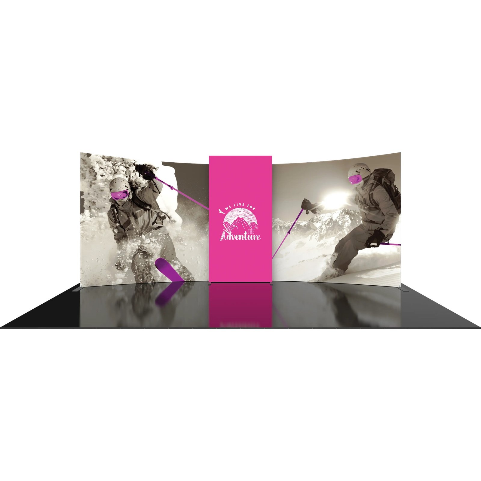 FORMULATE DESIGNER SERIES 20FT FABRIC BACKWALL KIT 02