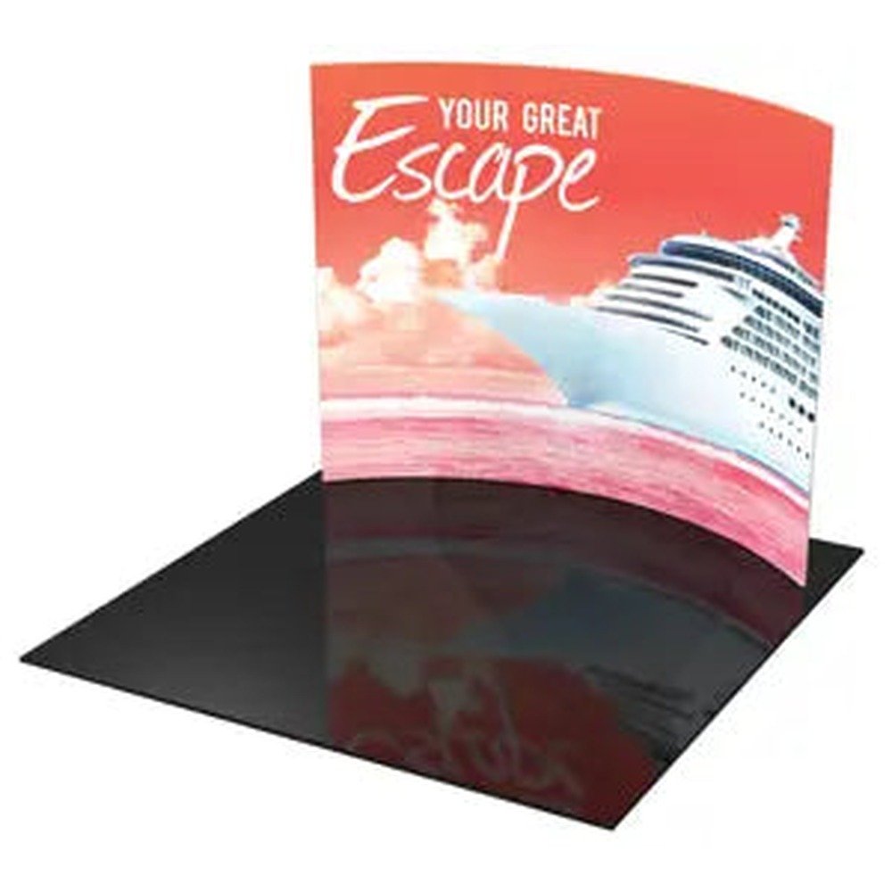 Formulate Master HC1 10ft Curved Fabric Backwall - Image 2