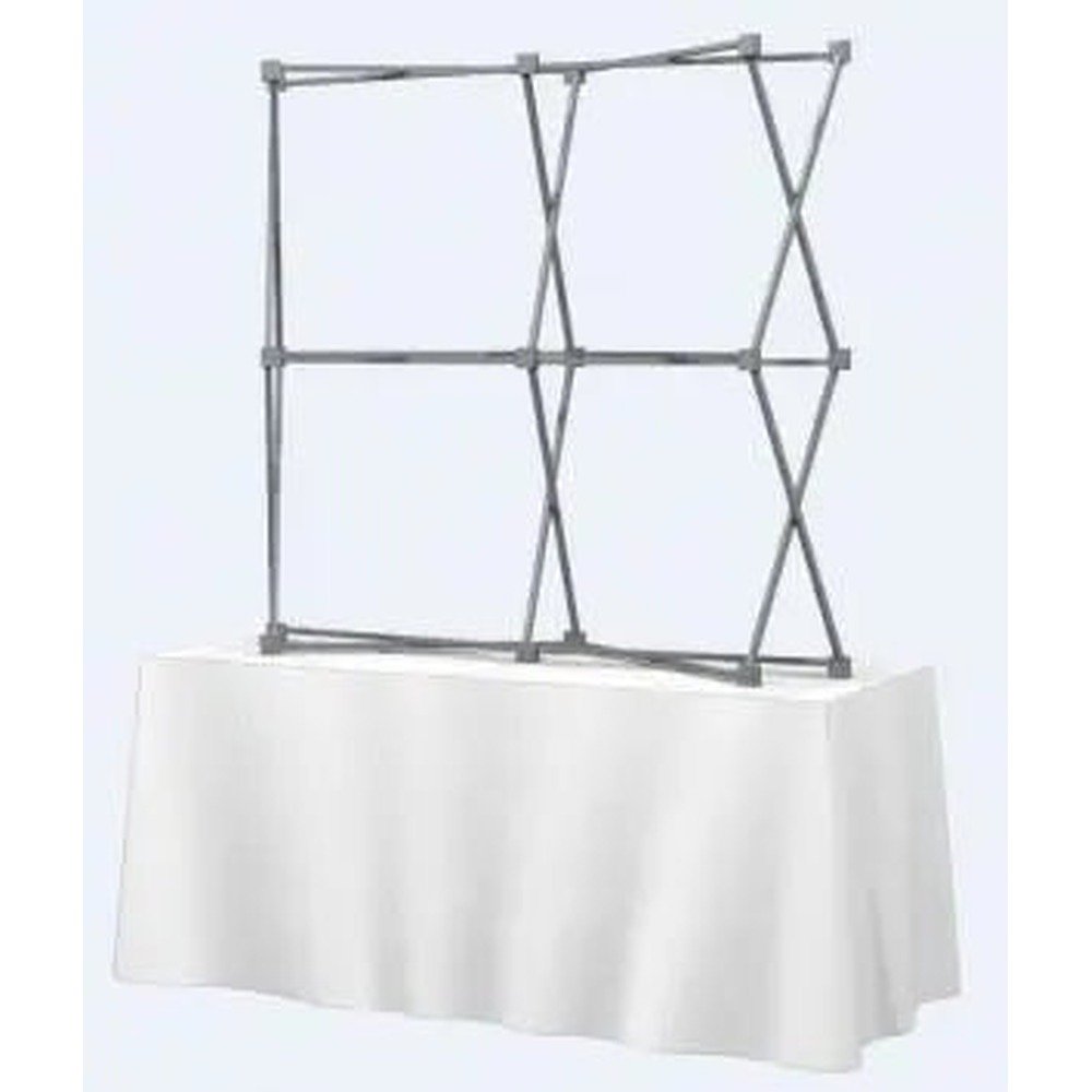 5ft Hop Up Tabletop Curved Front Fabric Display - Image 2