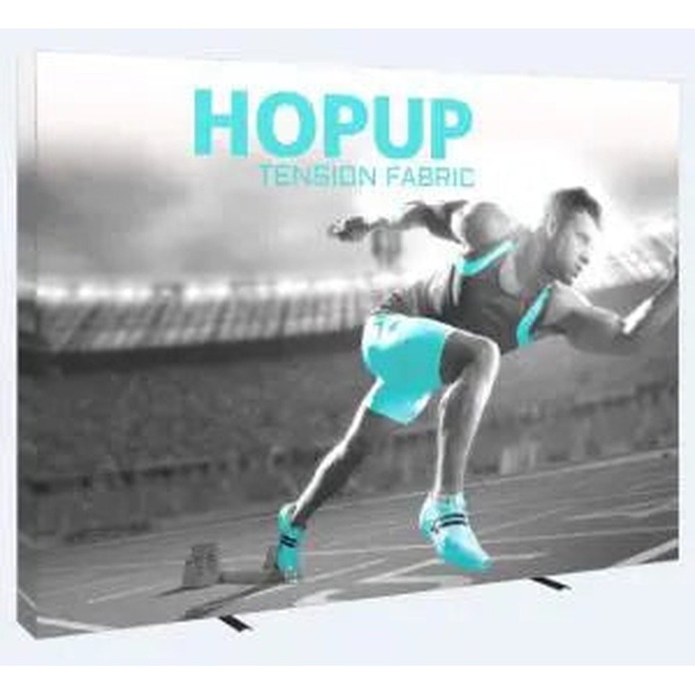 10ft Hop Up Straight Fabric Display Kit with Full Graphic - Image 3