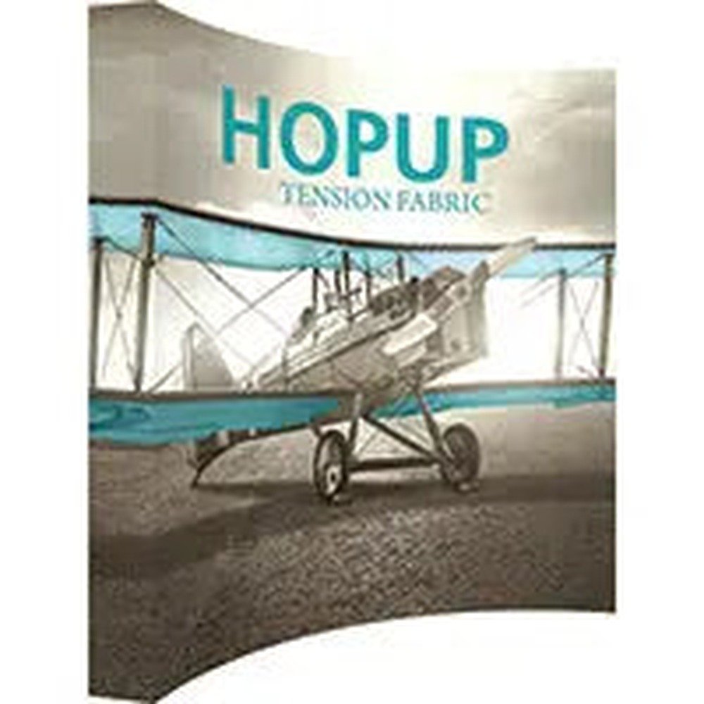 10ft Hopup Extra Tall Curved Fabric Display Full Graphic - Image 8