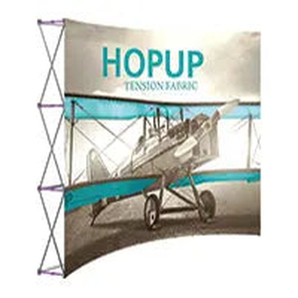 10ft Hopup Curved Front Fabric Display - Image 8