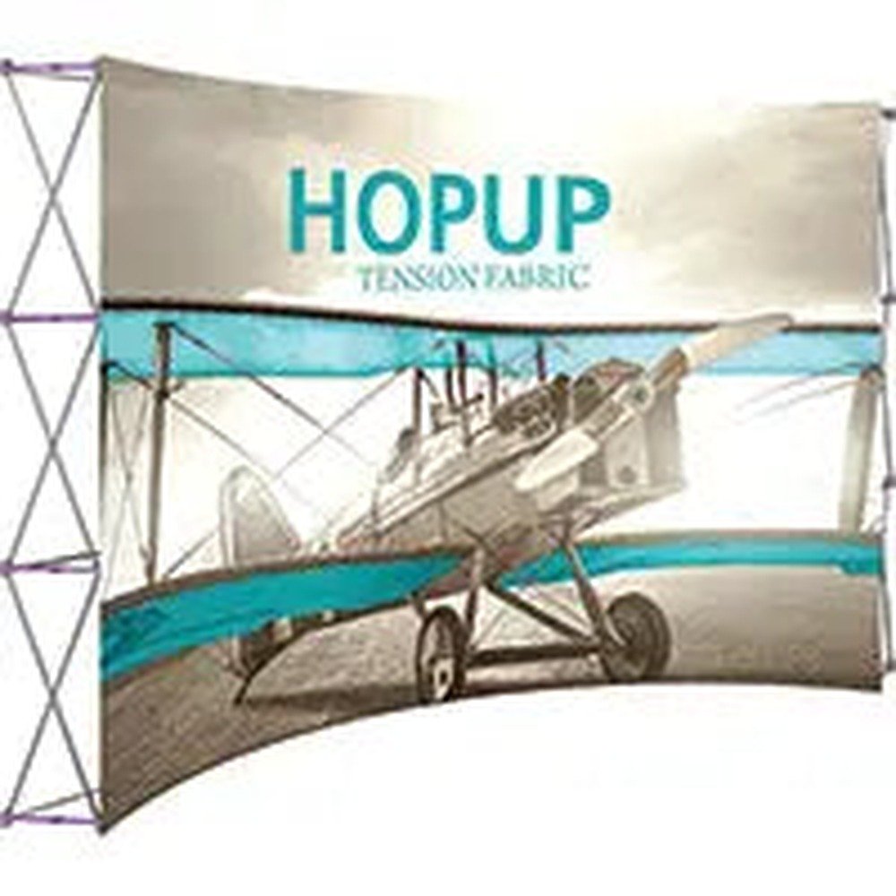 13ft Hopup Curved Front Fabric Display - Image 8