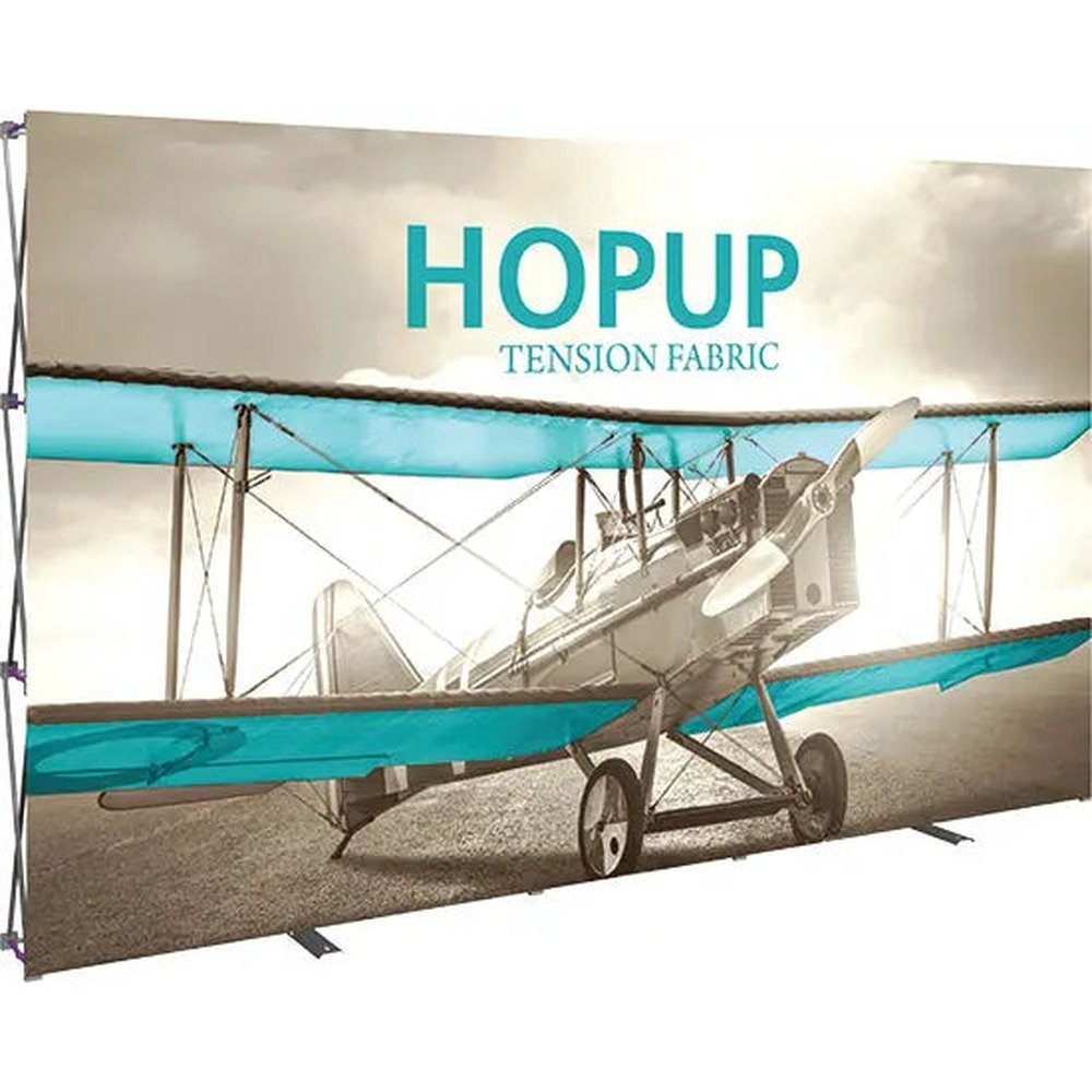 13ft Hopup Straight Front Fabric Display