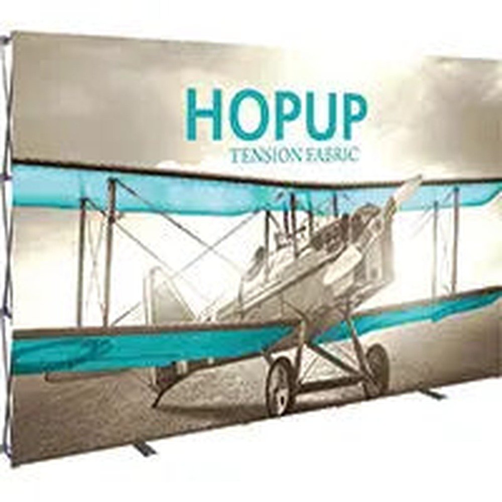 13ft Hopup Straight Front Fabric Display - Image 8