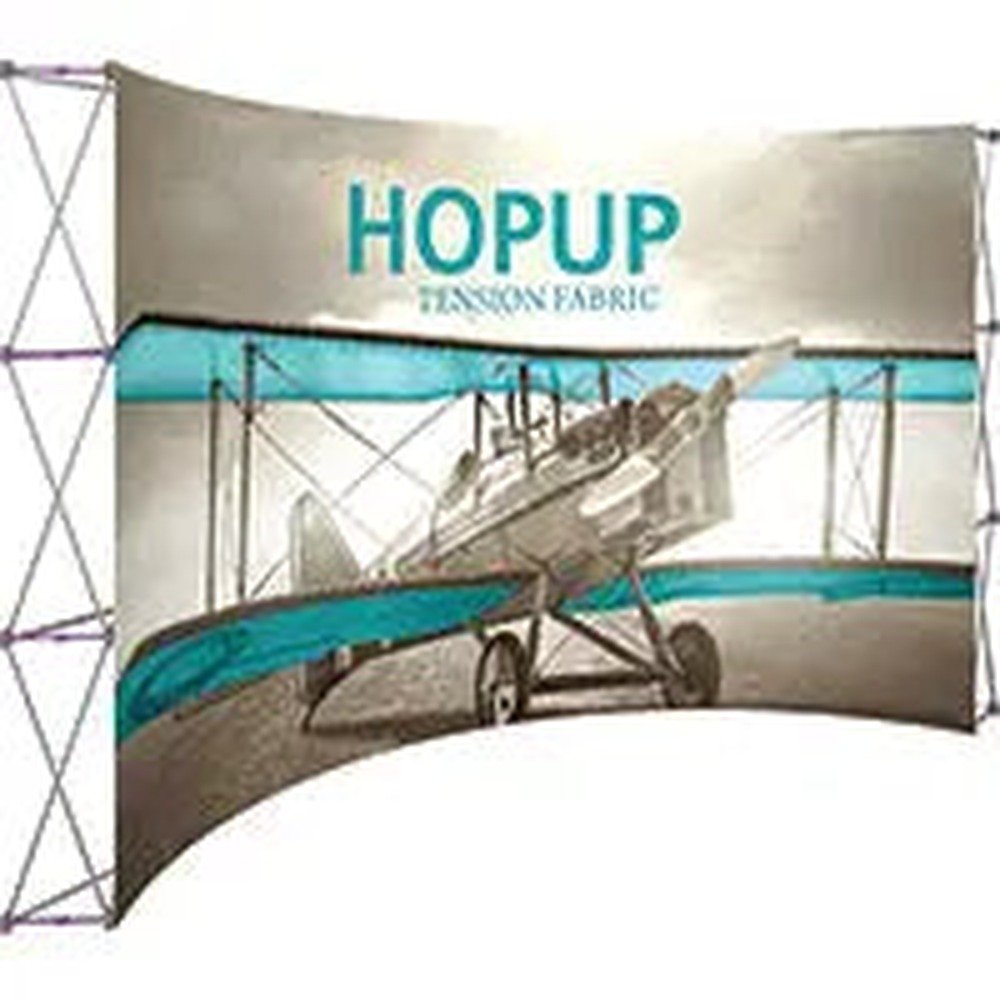 15ft Hopup Curved Front Fabric Display - Image 7