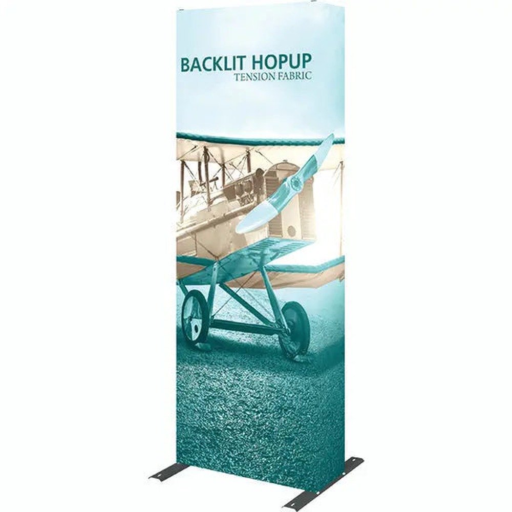 Hopup 1X3 Backlit Fabric Tower Display