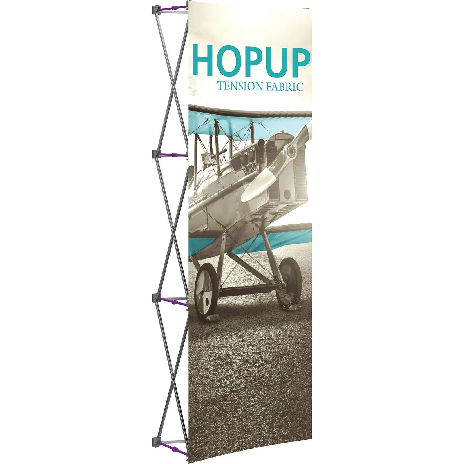 2.5ft Hopup Tower Display Replacement Fabric Graphics - Image 2