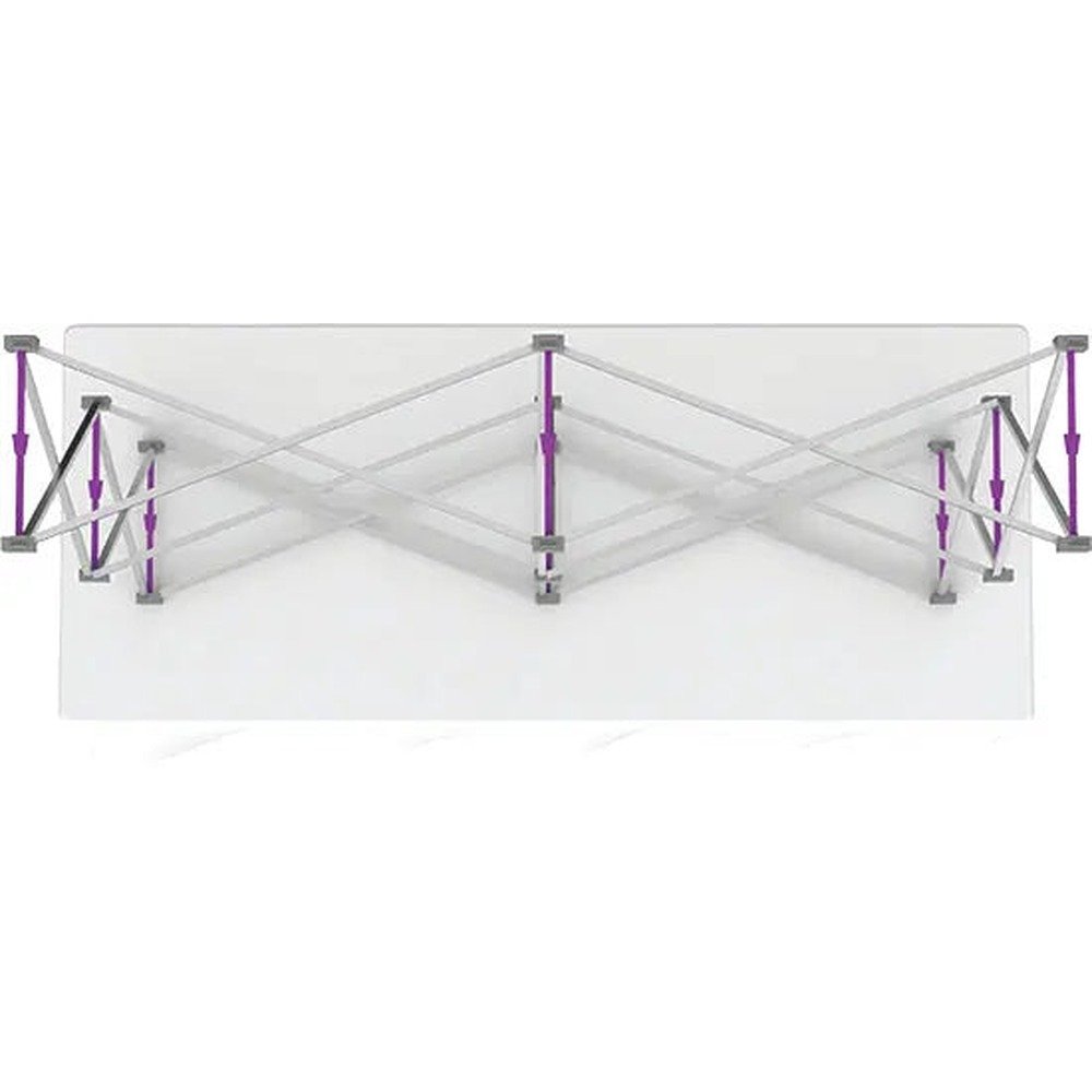 5ft Hop Up Tabletop Straight Front Fabric Display - Image 2