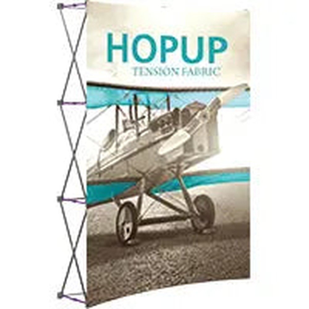 5ft Hopup Curved Front Fabric Tower Display - Image 7
