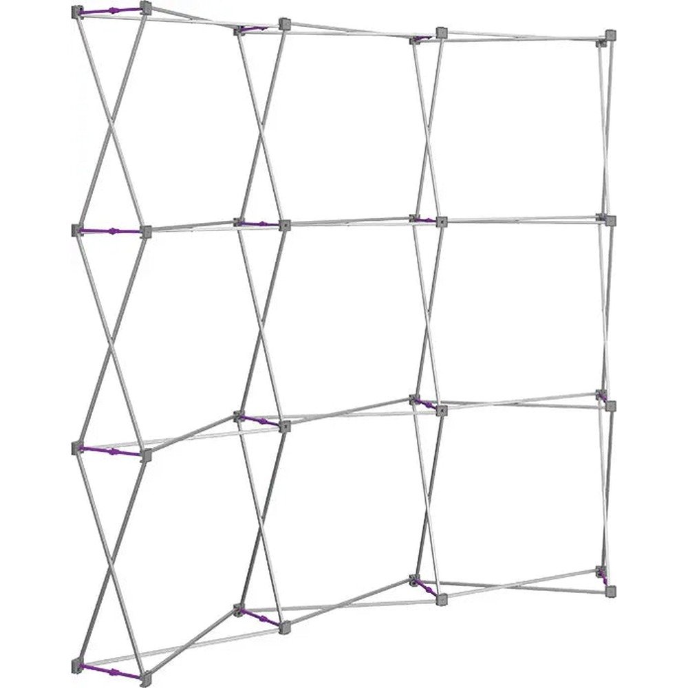 8ft Hopup Curved Front Fabric Display - Image 2