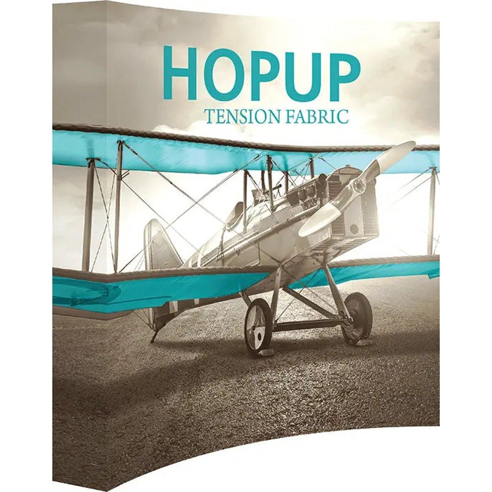 8ft Hopup Curved Full Fabric Display