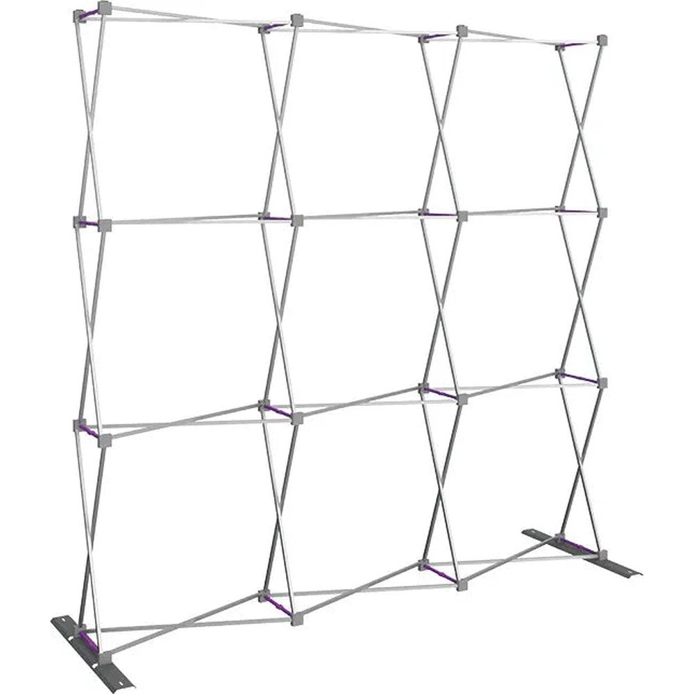 8ft Hop Up Straight Display Front Fabric Graphic Kit - Image 2