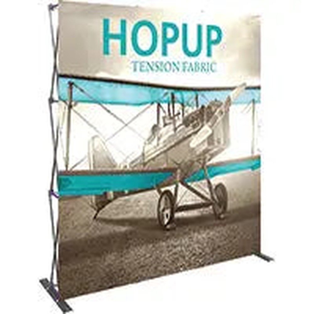 8ft Hop Up Straight Display Front Fabric Graphic Kit - Image 8