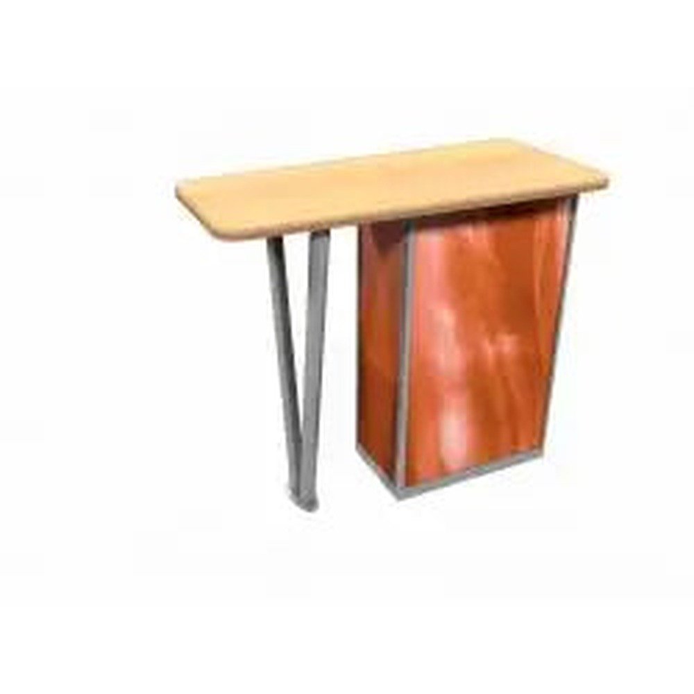 Linear V-Leg Rectangular Display Table - Image 2