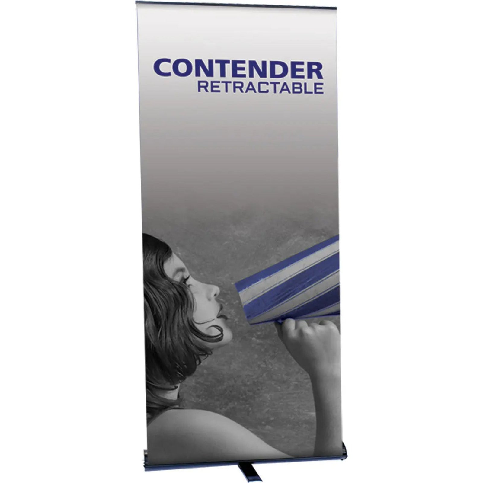 Contender 36in Wide Mega Retractable Banner Stand - Image 2