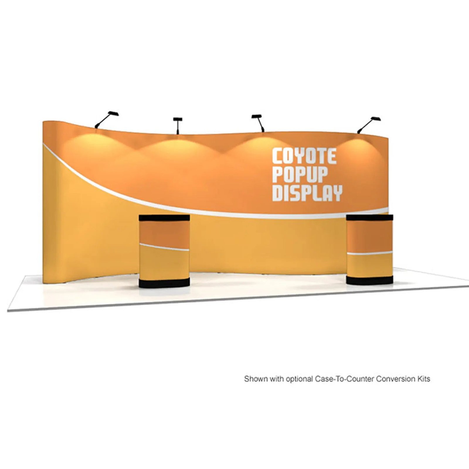 20ft Coyote Serpentine Pop Up Display Graphic Mural Kit - Image 3