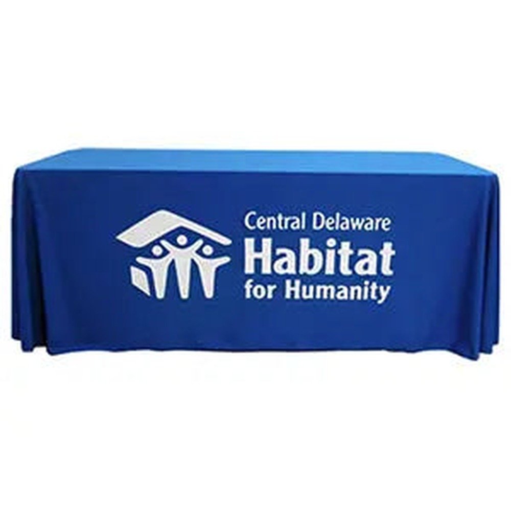 Premium Printed Table Throws with Silk Screen Graphics