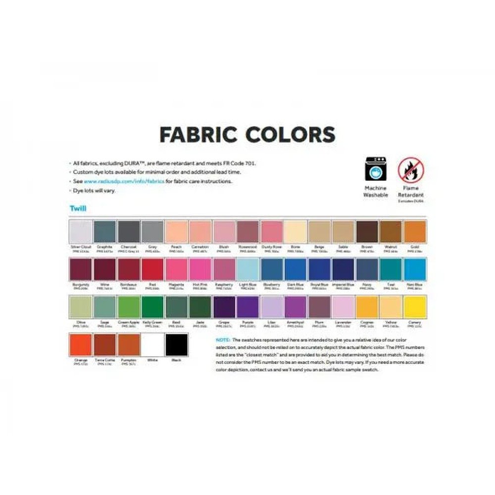 Premium 3-Sided Economy Table Covers - Unprinted - Image 2