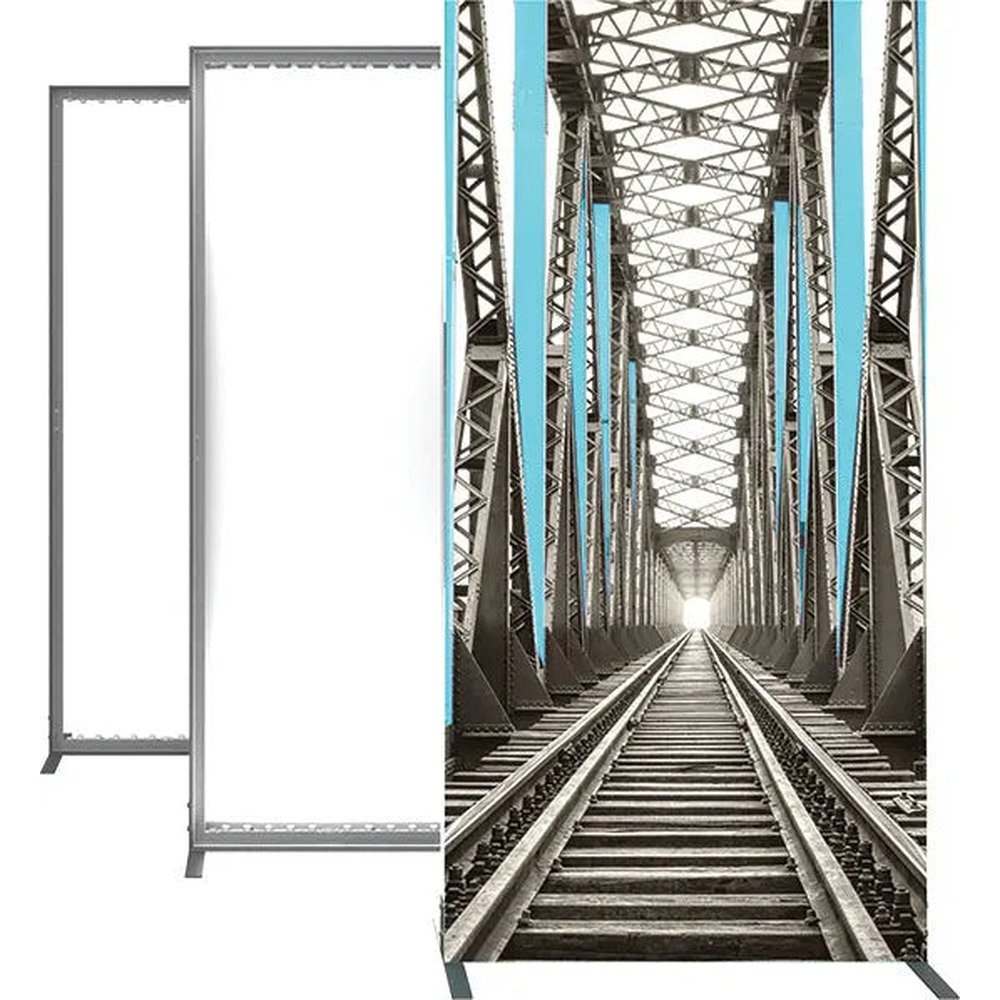 Vector Frame Light Box Rectangle 04 Fabric Display - Image 2