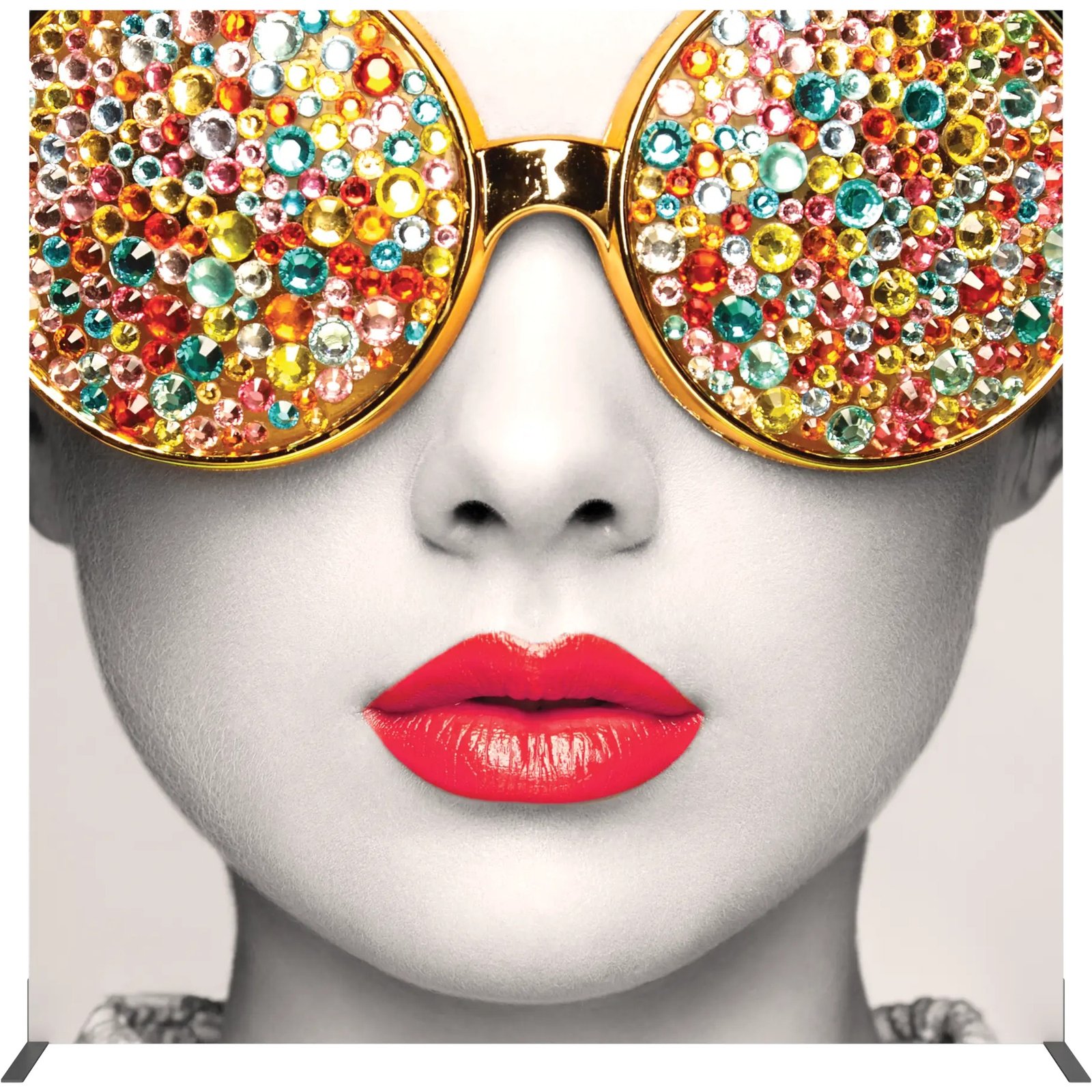 VECTOR FRAME SQUARE 04 FABRIC BANNER DISPLAY - Image 9