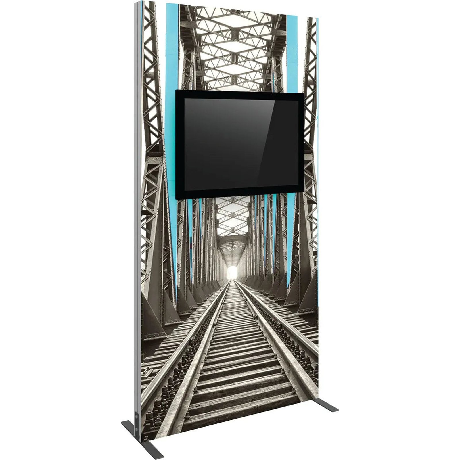 Vector Frame Monitor Kiosk 02 Single/Double Monitor Mount - Image 2