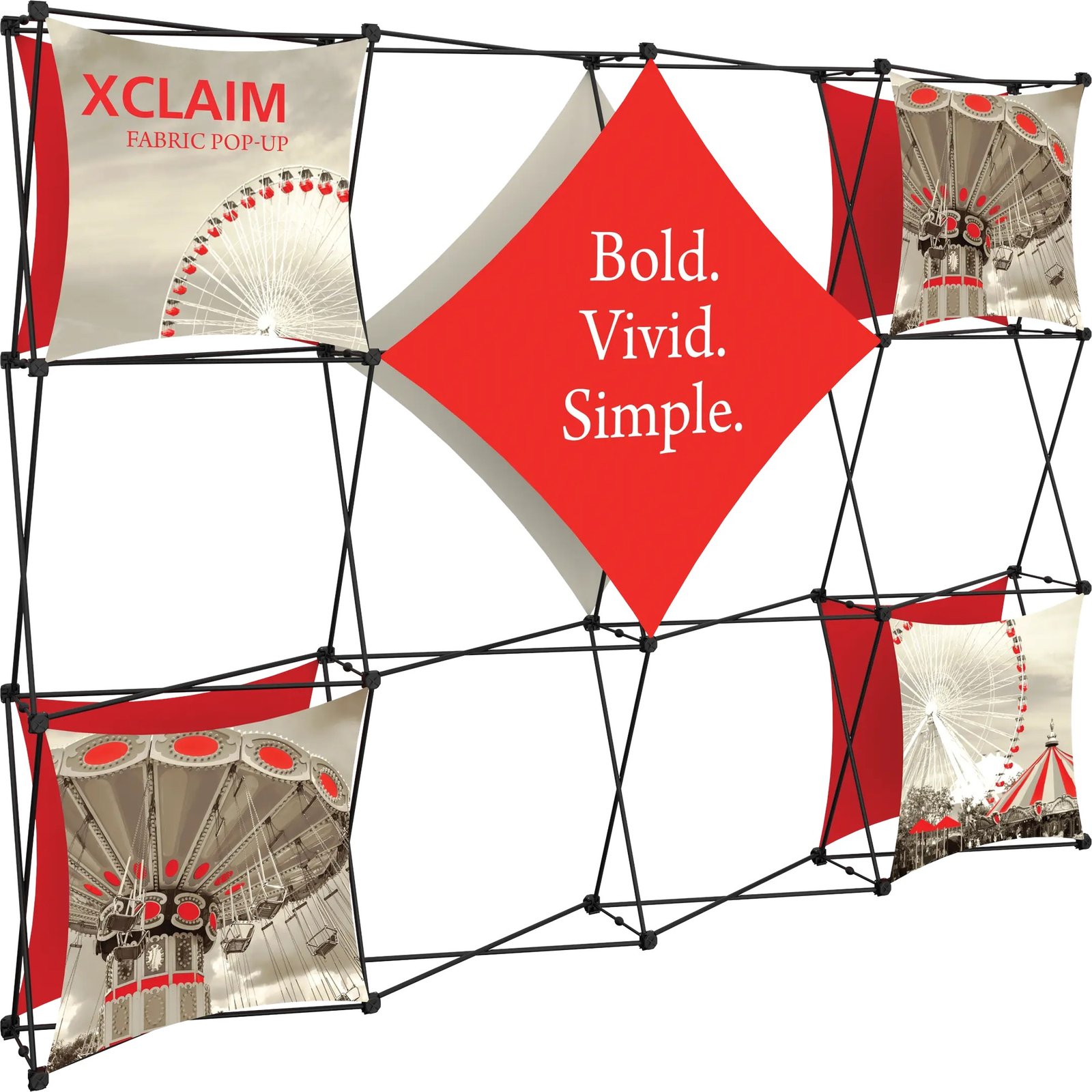 XCLAIM 10FT FABRIC POPUP DISPLAY KIT 02