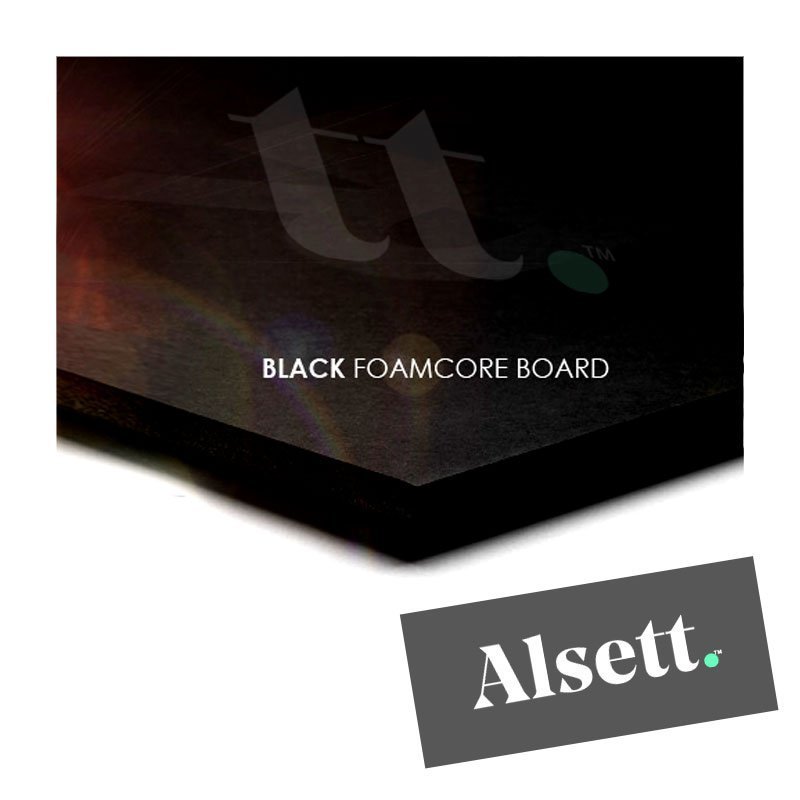 Foam Board Signs Black 1 Sided