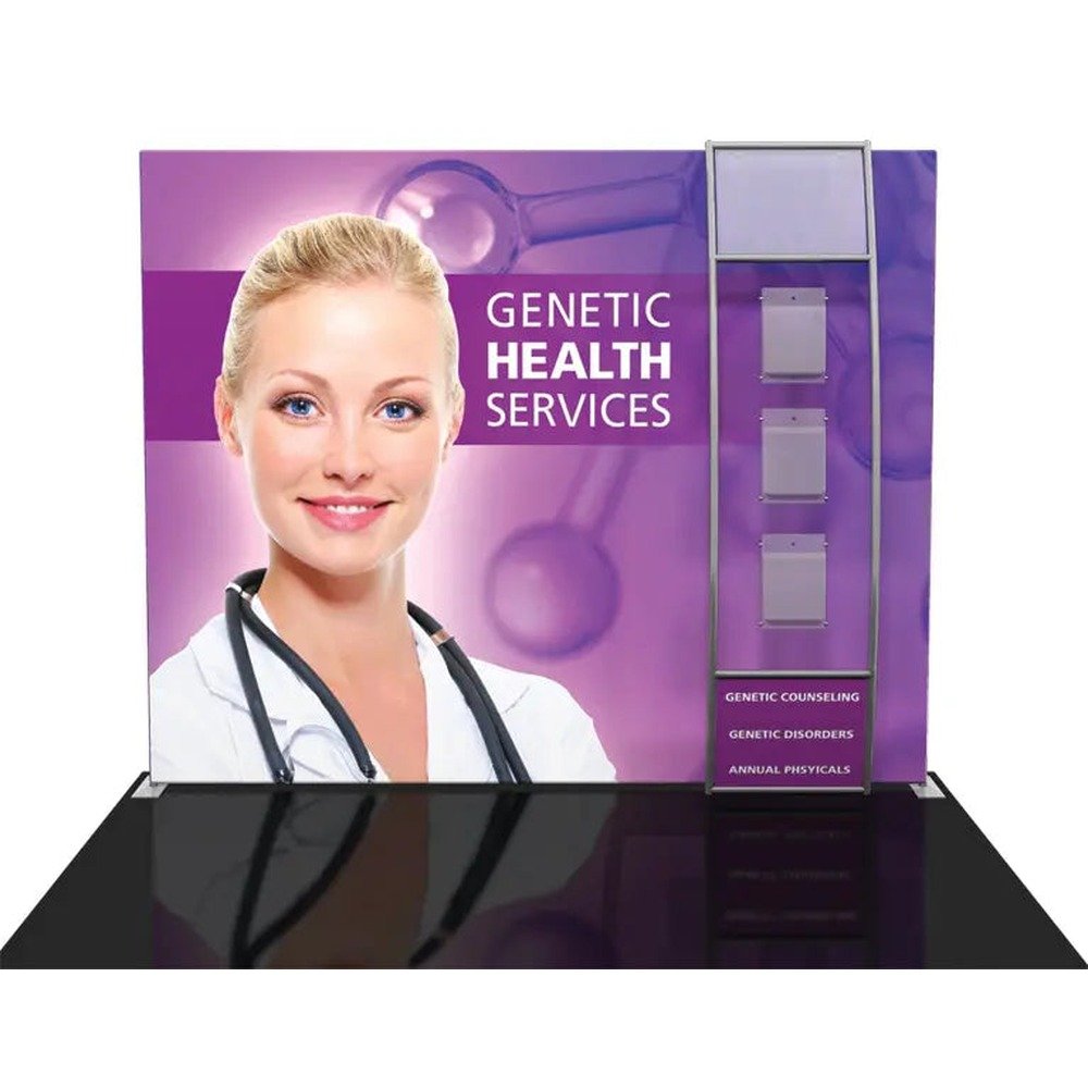 Formulate Master S7 10ft Straight Fabric Backwall - Side Accent - Image 2