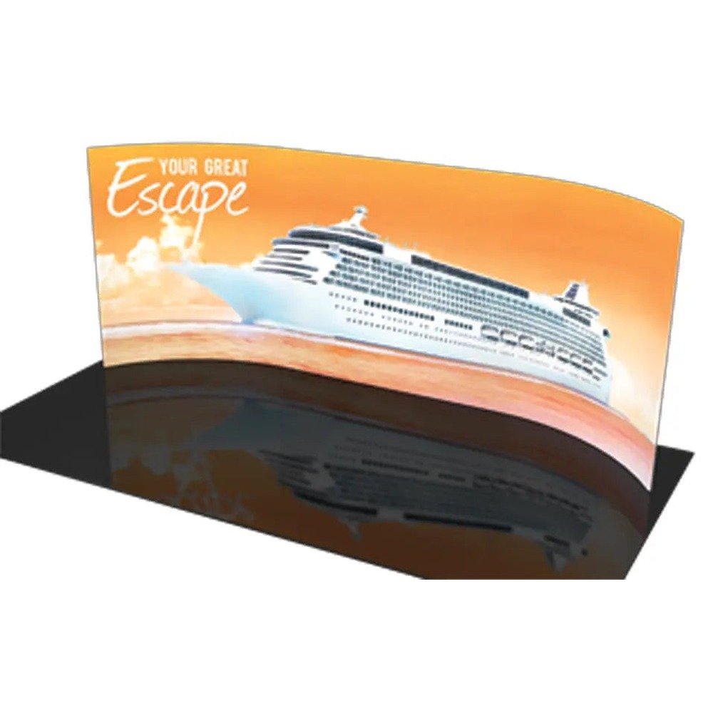 Formulate Master 20ft WH1 Horizontal Curve Tension Fabric Display - Image 2