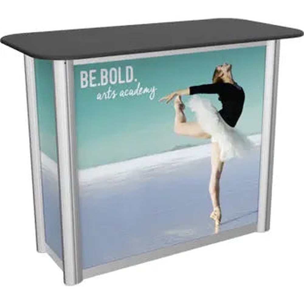 Linear Rectangular Stand-Alone Counter with Locking Door Option - Image 3