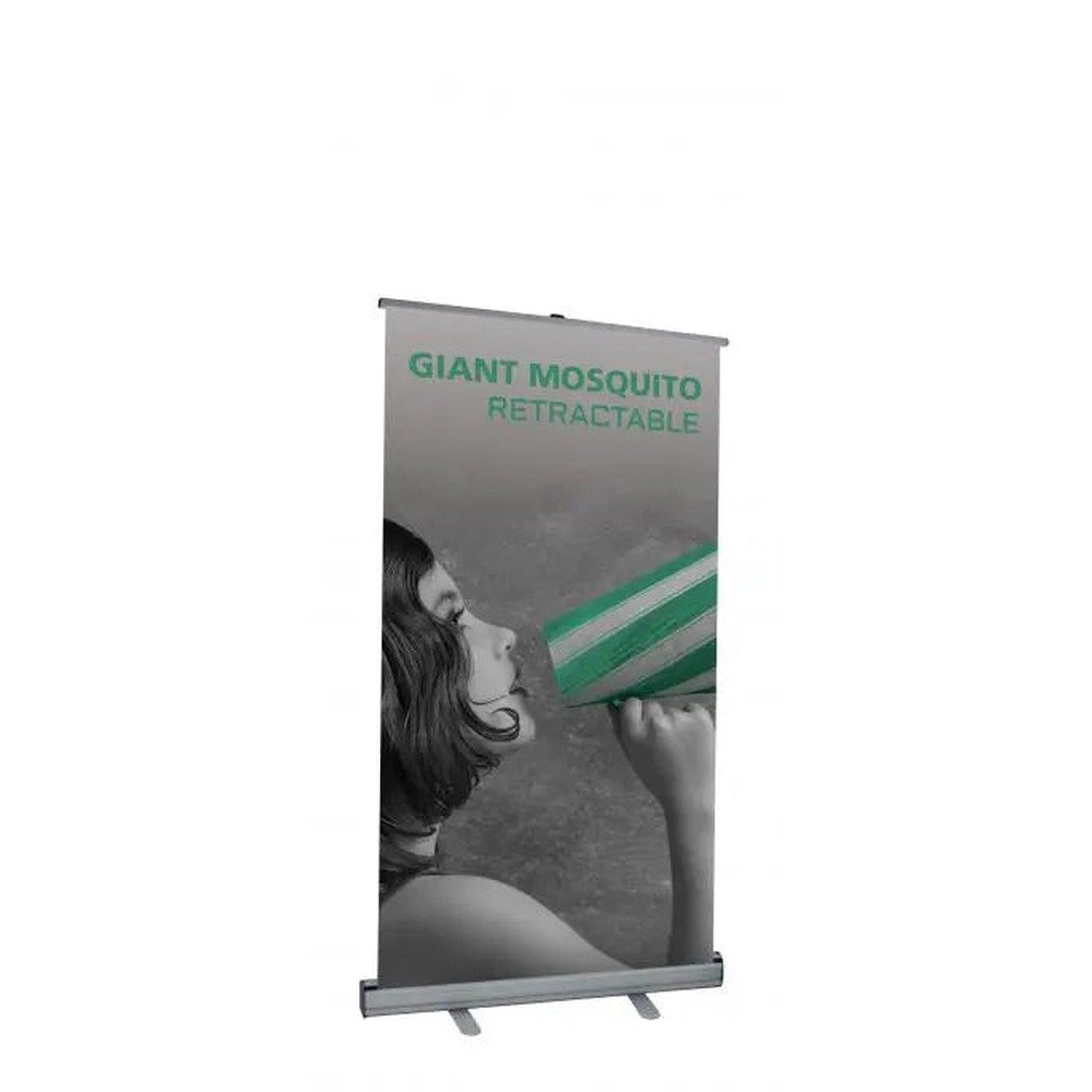 Giant Mosquito Retractable Banner Stand 920  36inW x 69-122in high - Image 3