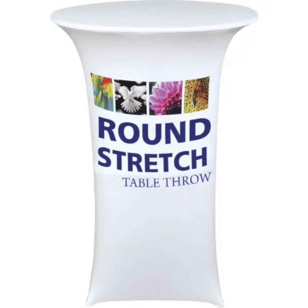 Round Fitted Table Throw w/Dye Sub Graphics - Image 2